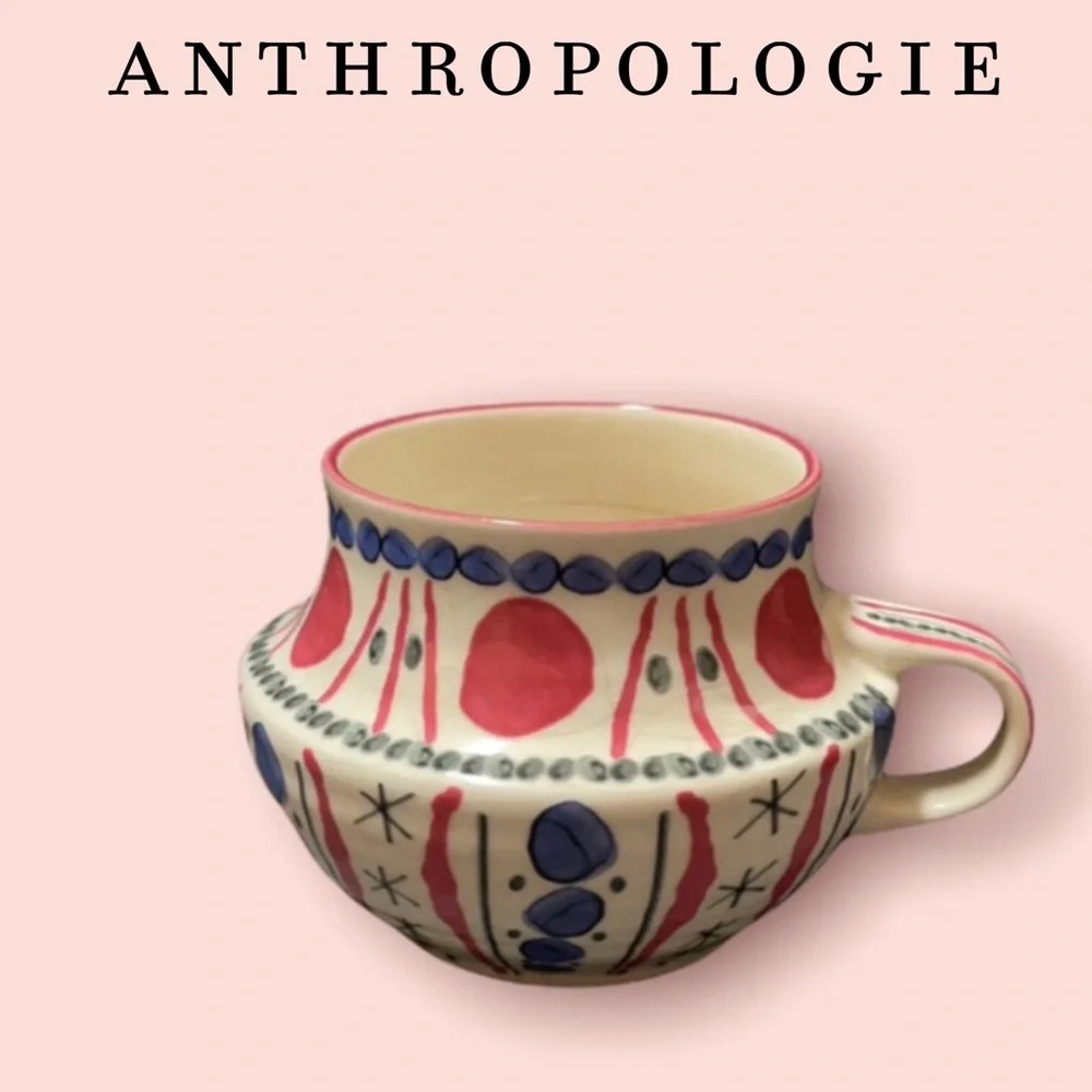 Anthropologie Multicolored Mug